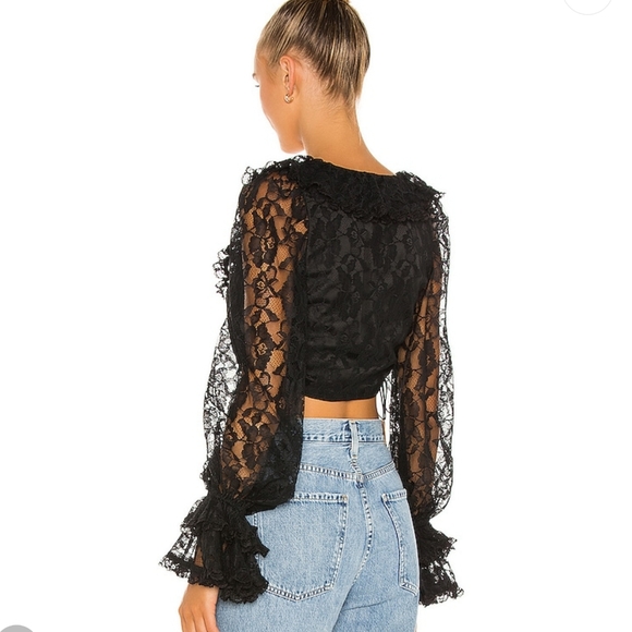 **1 XS Left**For Love and Lemons Quinn Crop Top - Picture 3 of 8